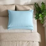 Super Soft Cozy Plain Pillowcase Set - Sky Blue