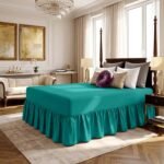 Luxury Valance Bed Sheet Collection - Deep Teal