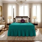 Luxury Valance Bed Sheet Collection - Deep Teal