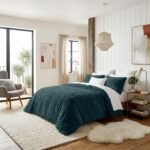 Hug & Snug Fluffy Duvet Cover Set - Teal