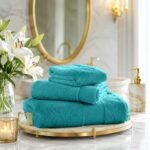 Ultra Soft Plush Absorbent Towel Set - Teal