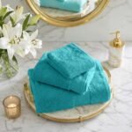 Ultra Soft Plush Absorbent Towel Set - Teal