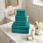 10 Piece Super Absorbent Towel Bale Set - Teal