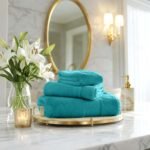 Ultra Soft Plush Absorbent Towel Set - Teal