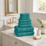 10 Piece Super Absorbent Towel Bale Set - Teal