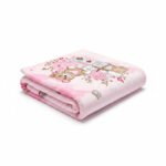 Teddy Bow Baby Fleece Throw – Pink - Image 10