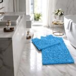 Extra Large Loop Bath Mat Set - Turqouise
