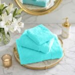 Ultra Soft Plush Absorbent Towel Set - Turquoise