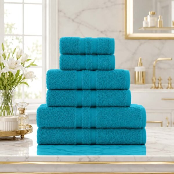 Super Soft Hotel Style Towel Set - Turquoise