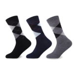 12 Pack Men’s Soft Patterned Socks Set - Multi