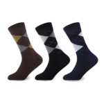 12 Pack Men’s Soft Patterned Socks Set - Multi