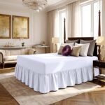 Luxury Valance Bed Sheet Collection - White