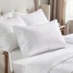 100% Cotton 300 TC Housewife Pillow Case - White - Image 2