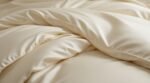 100% Cotton 400 TC Duvet Cover Set - Cream - Image 5