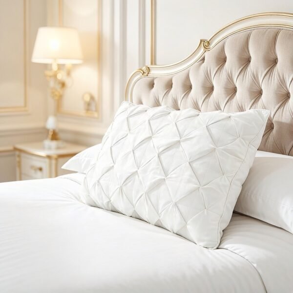 Pinch Pleat Soft Support Pillows - White (Pack Of 1)