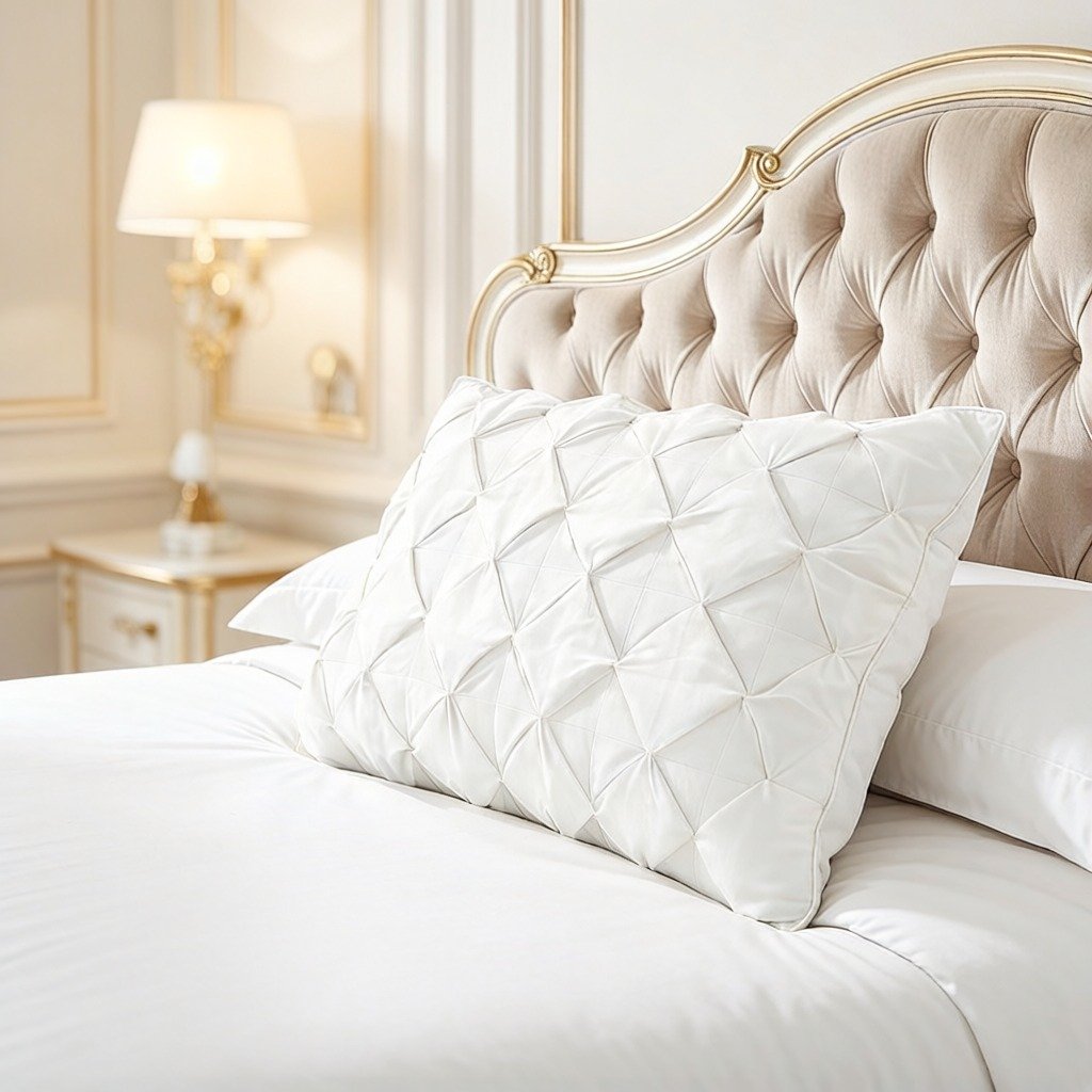 WhatsApp Image 2026-04-16 at 9.32.09 AM (1) Pinch Pleat Soft Support Pillows - White (Pack Of 1)