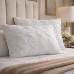 Pinch Pleat Soft Support Pillow - White (Pack Of 2) - Image 4