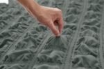Luxury Raised Texture Duvet Cover Set - Charcoal