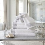 Luxury 8 Piece Cotton Towel Bale Set - White