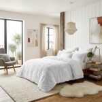 Hug & Snug Fluffy Duvet Cover Set - White