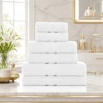 Super Soft Hotel Style Towel Set - White