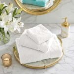 Ultra Soft Plush Absorbent Towel Set - White