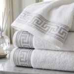 Luxury 8 Piece Cotton Towel Bale Set - White