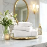 Ultra Soft Plush Absorbent Towel Set - White