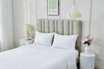 4 Piece Soft Plain Bed Sheet Set - White