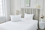 4 Piece Soft Plain Bed Sheet Set - White