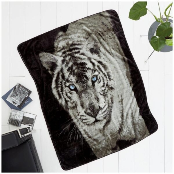 3D Printed Throw - White Tiger