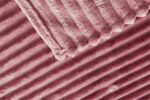 Luxury Ribbed Fleece Throw - Winter Berry - Image 8