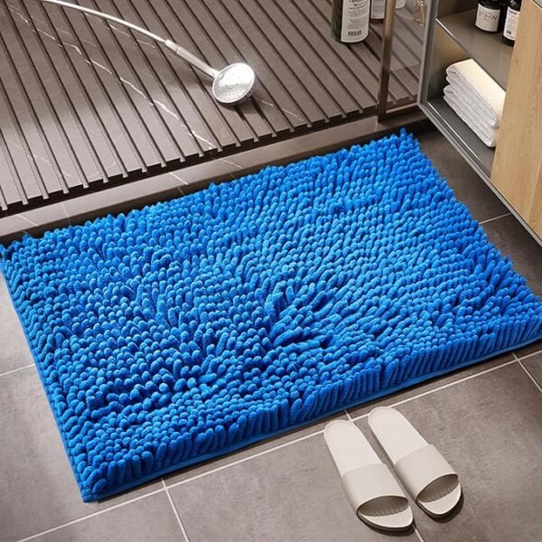 Premium Absorbent Bath Mat - Royal Blue