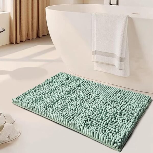 Premium Absorbent Bath Mat - Sage Green