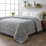 Cooling Quilt Soft Lightweight Summer Duvet - Grey