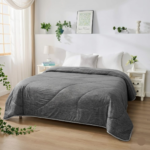 Cooling Quilt Soft Lightweight Summer Duvet - Charcoal