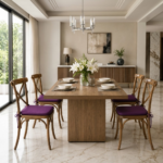 Non-Slip Chair Pads For Dining Chairs - Aubergine