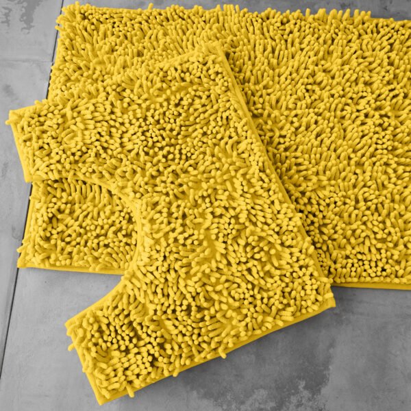 2Piece Loop Bath Mat Set - Ochre