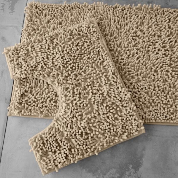 2Piece Loop Bath Mat Set - Natural