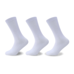 12 Pack Men’s Luxury Soft Cotton Socks - White