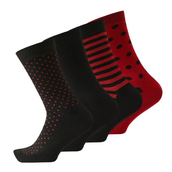 12 Pack Cotton Rich Breathable Men's Socks - Black