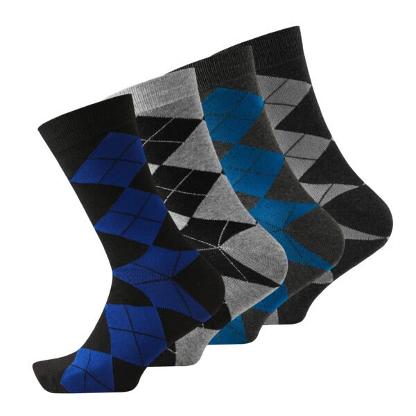 12 Pack Men's Cotton Rich Breathable Socks - Multi