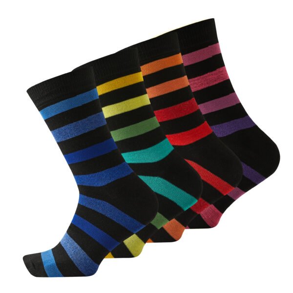 3PK MEN SUIT SOCKS - DESIGN 110623 6-11 MULTI 2785