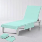 Luxury Quick Dry Beach Chair Cover - Aqua