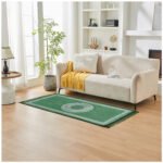 Modern Living Room Greek Key Rug - Green - Image 2
