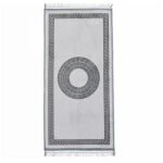 Modern Living Room Greek Key Rug - Grey - Image 5