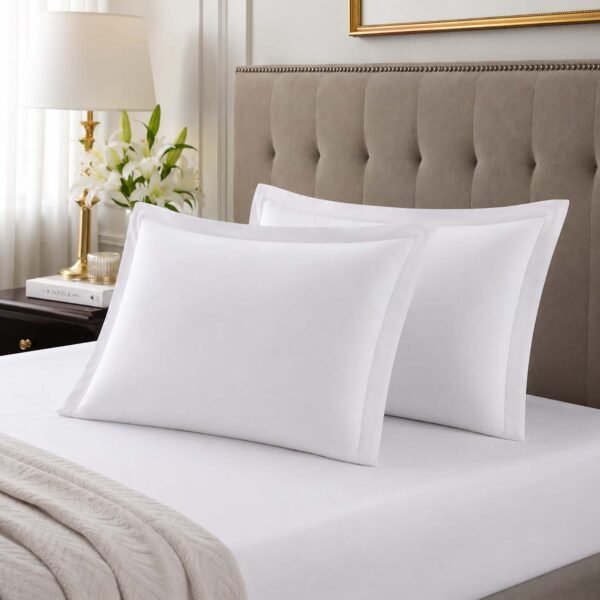 Luxury 400 Thread Count Oxford Pillowcase - White