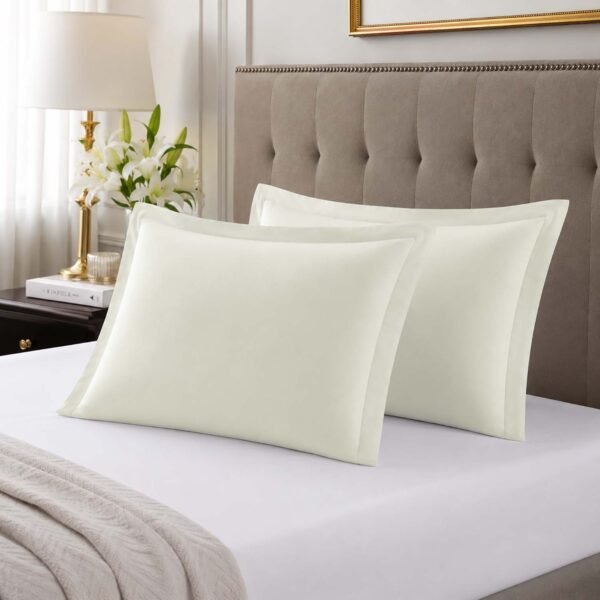 Luxury 400 Thread Count Oxford Pillowcase - Cream