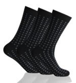 12 Pack Men’s Dot Stripe Suit Socks - Bng