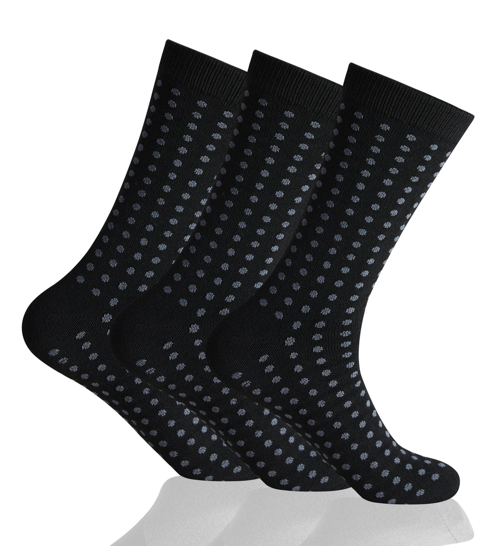 2 (2) 12 Pack Men’s Dot Stripe Suit Socks - Bng